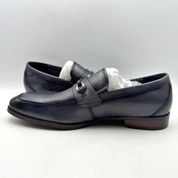 Stacy Adams Mens Kaylor Penny Slip-On Loafer US 11 M EU 44 Gray Leather NIB main image 11